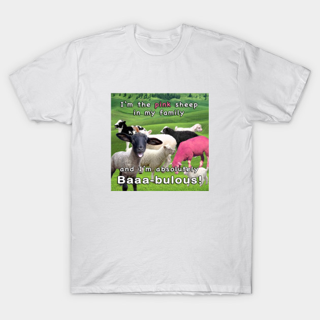 Pink Sheep of the Family T-Shirt-TOZ